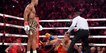 Jake Paul and Antony Joshua