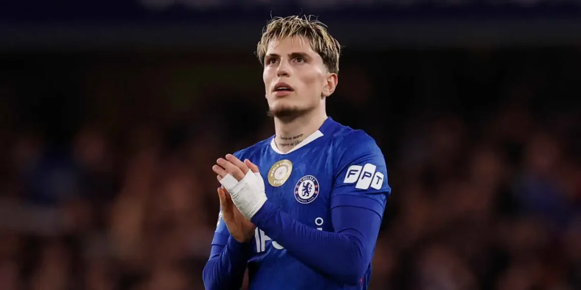 Chelsea FC winger Alejandro Garnacho