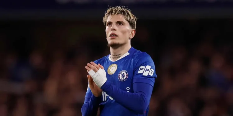 Chelsea FC winger Alejandro Garnacho